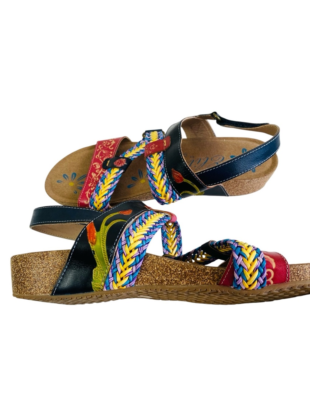 Corkys Elite Leather Strappy Crown Sandals Size 8